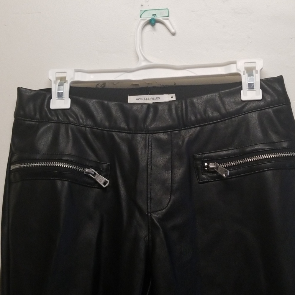 avec les filles leather pants